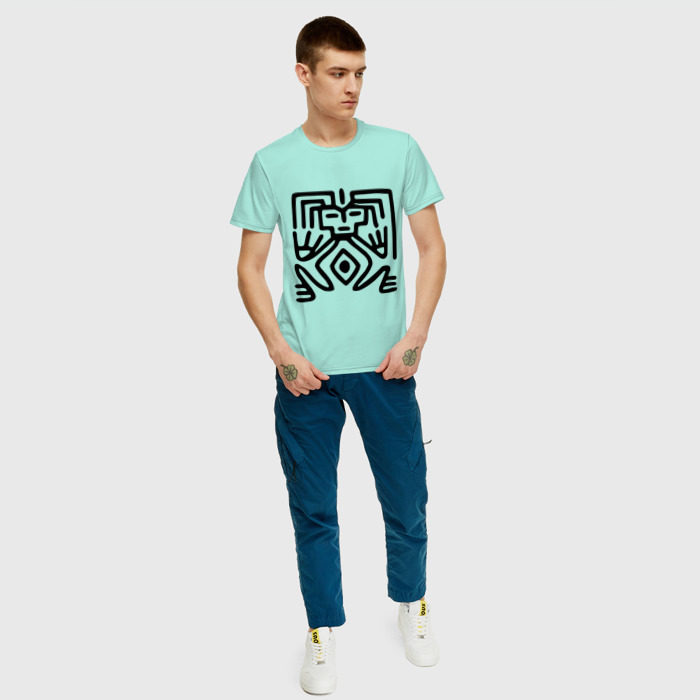 Мужская футболка хлопок Бабуин фото