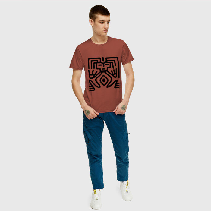 Мужская футболка хлопок Бабуин фото