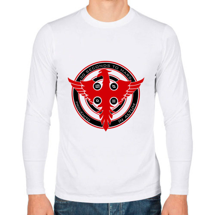 Мужской лонгслив хлопок 30 seconds to mars (1) фото