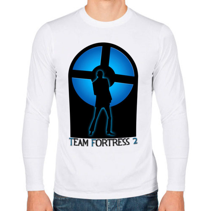 Мужской лонгслив хлопок Spy blye team TF2 фото
