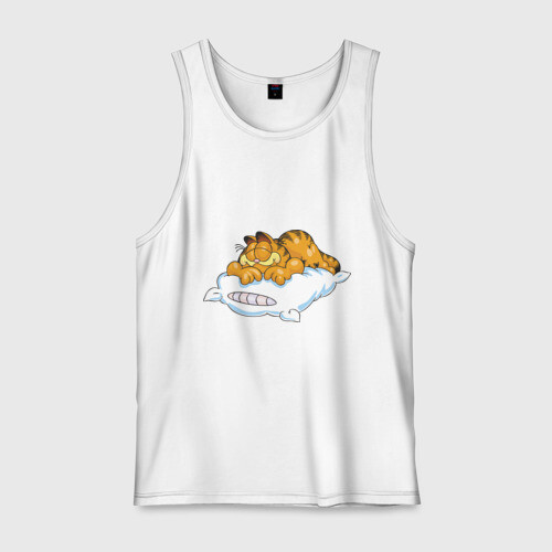 Мужская майка хлопок Гарфилд фото