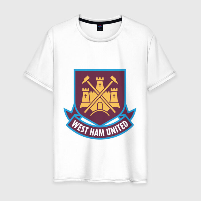 Мужская футболка хлопок FA Premier League-West Ham United фото