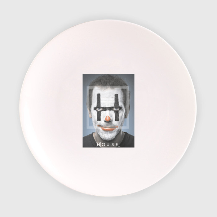 Тарелка Док. Хаус - Клоун фото