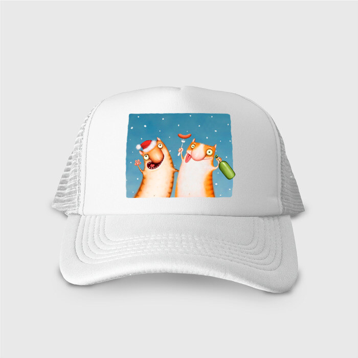 Кепка тракер с сеткой Зимний фото