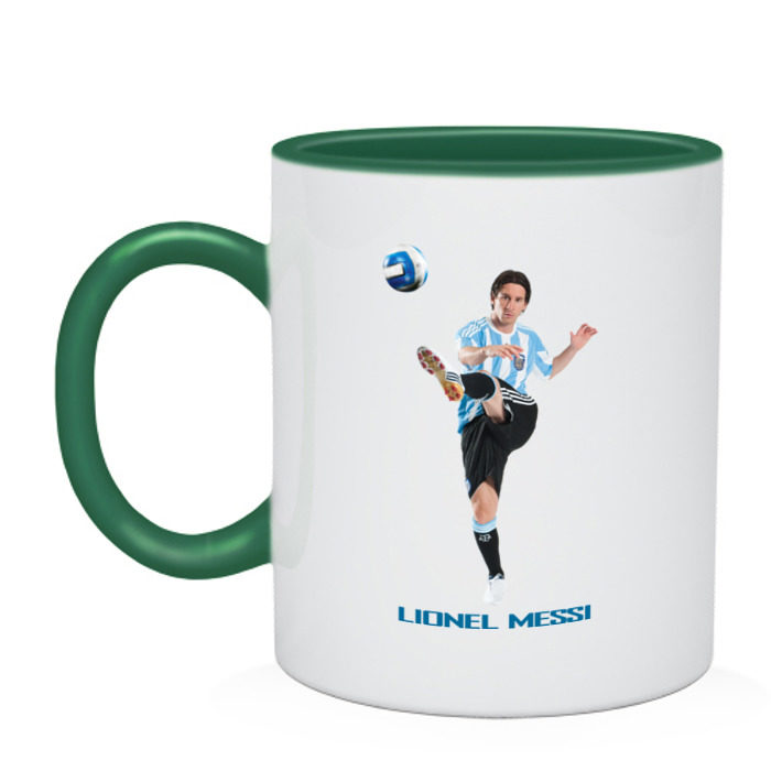 Кружка двухцветная Lionel Messi - Argentina фото