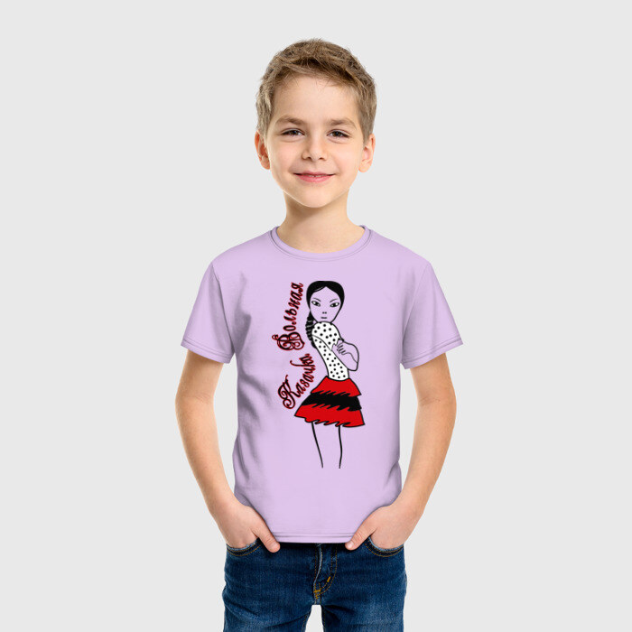 Детская футболка хлопок Казачка вольная фото