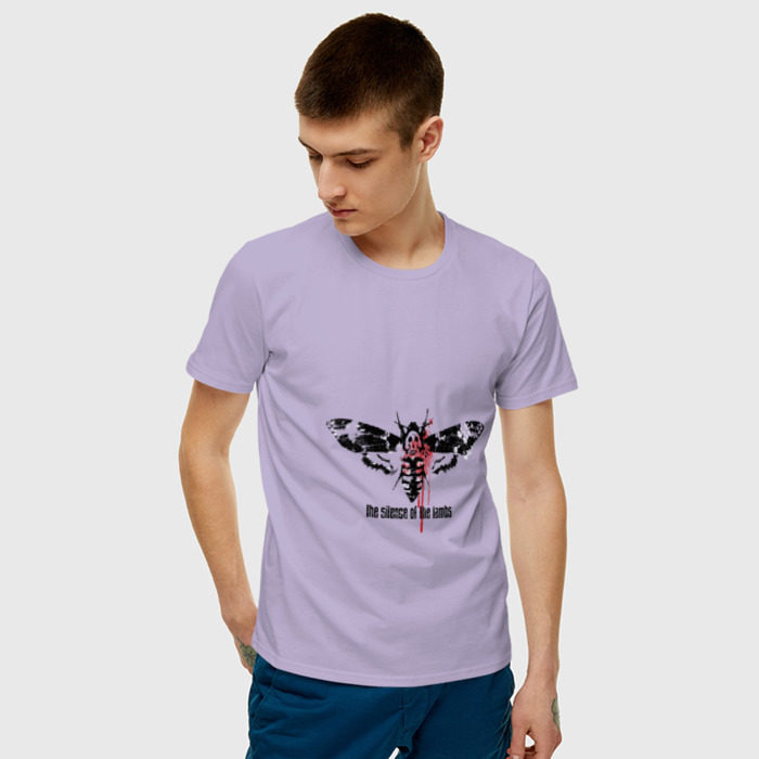 Мужская футболка хлопок Молчание ягнят фото