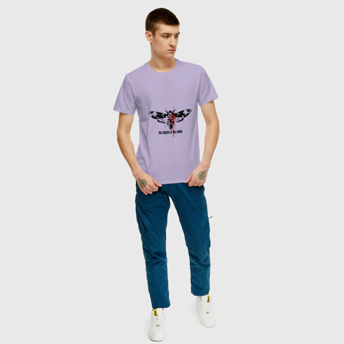 Мужская футболка хлопок Молчание ягнят фото