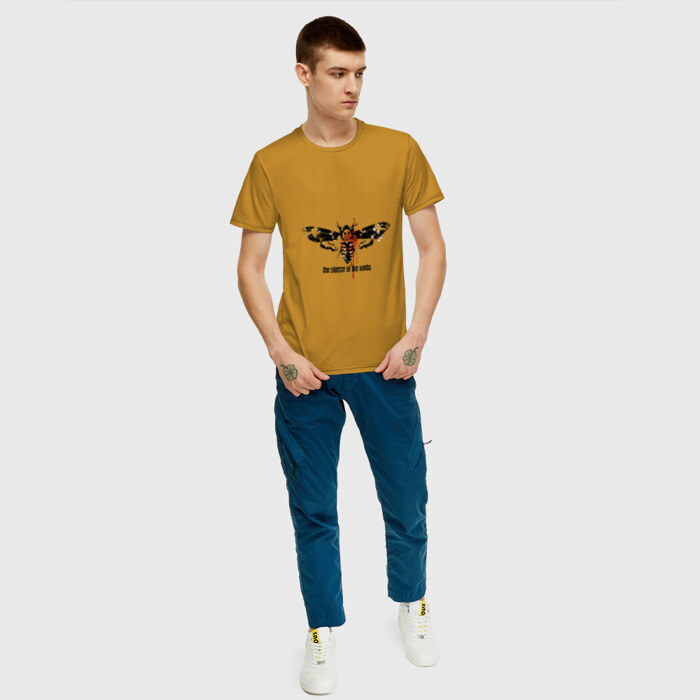 Мужская футболка хлопок Молчание ягнят фото