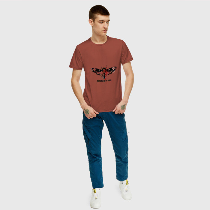 Мужская футболка хлопок Молчание ягнят фото