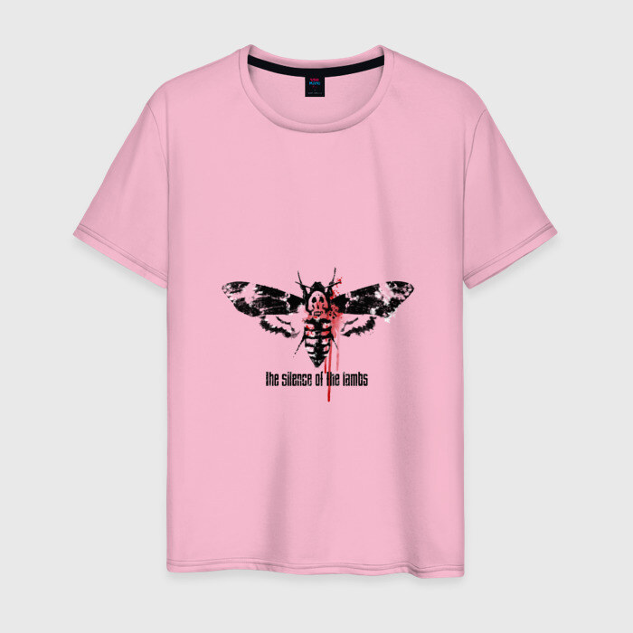 Мужская футболка хлопок Молчание ягнят фото