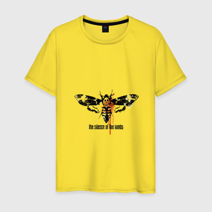 Мужская футболка хлопок Молчание ягнят фото