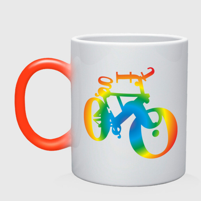 Кружка хамелеон Велобуквы полноцвет фото