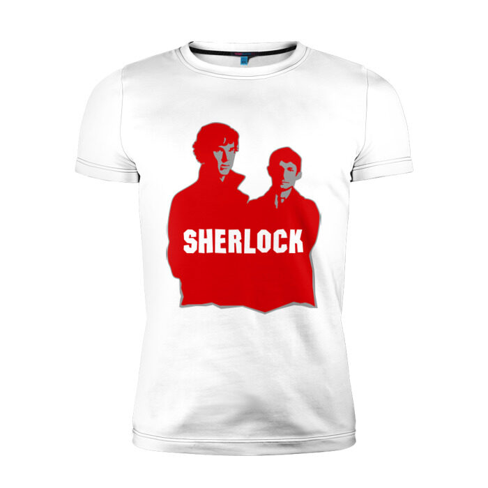 Мужская футболка премиум Шерлок Ватсон Шерлок фото