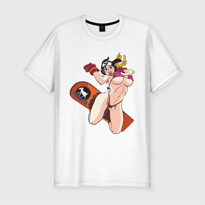 Мужская футболка премиум Секси борд фото