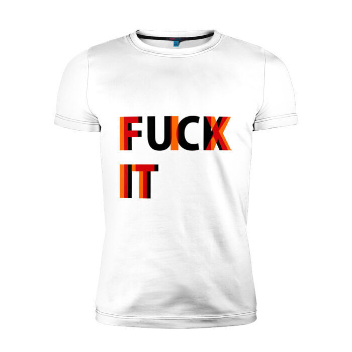Мужская футболка премиум Fuck it fix it фото