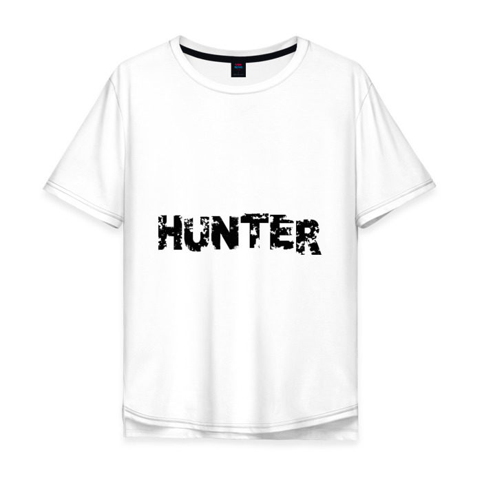 Мужская футболка хлопок Oversize Охотник блек фото