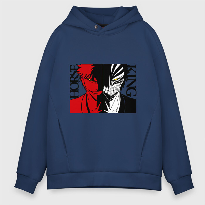 Мужское худи Oversize хлопок Horse King фото