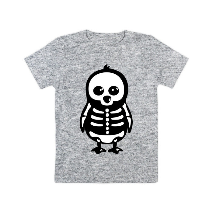 Детская футболка хлопок Рентген пингвина фото