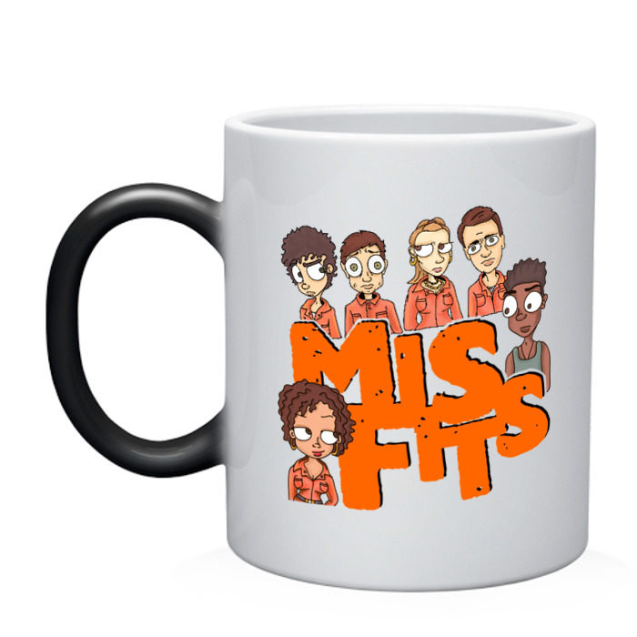 Кружка хамелеон Герои MisFits фото