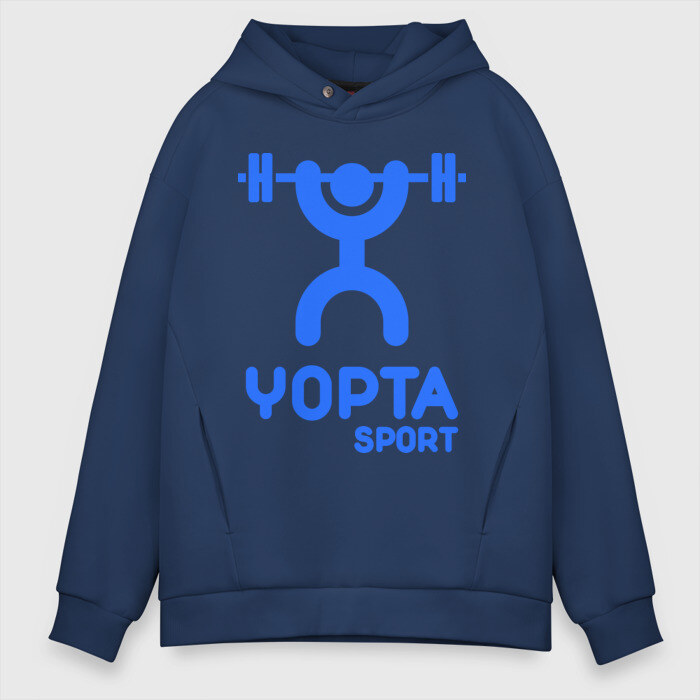 Мужское худи Oversize хлопок Yopta Sport фото