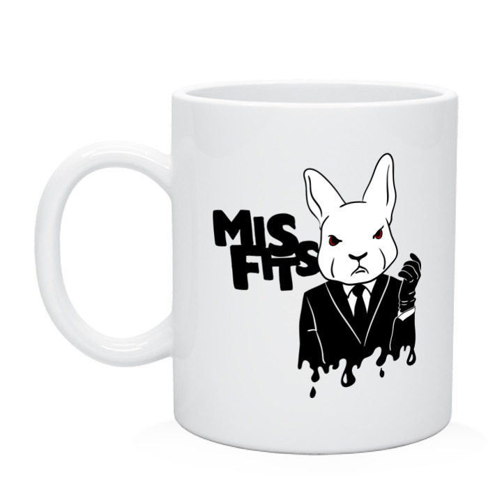 Кружка Кролик misfits фото
