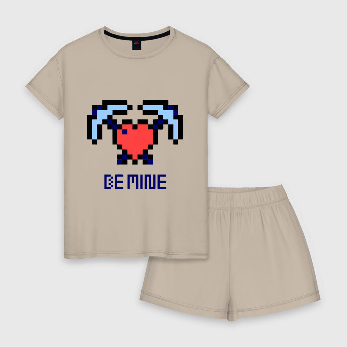 Женская пижама с шортиками хлопок Be mine фото