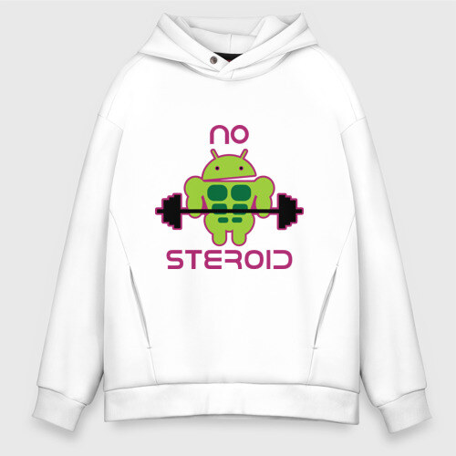 Мужское худи Oversize хлопок No Steroid фото