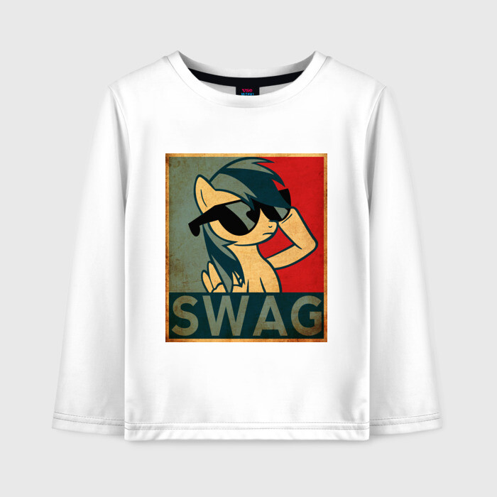 Детский лонгслив хлопок Swag Pony фото