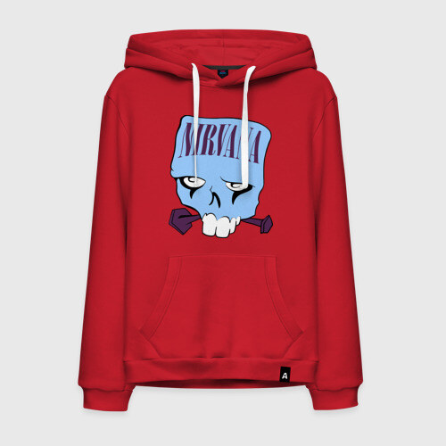 Мужская толстовка хлопок Nirvana Skull фото