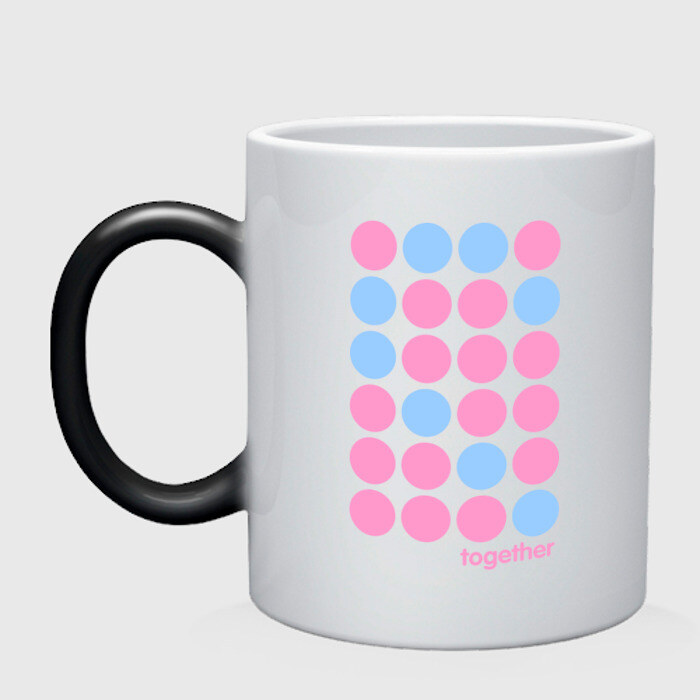 Кружка хамелеон Together girl фото