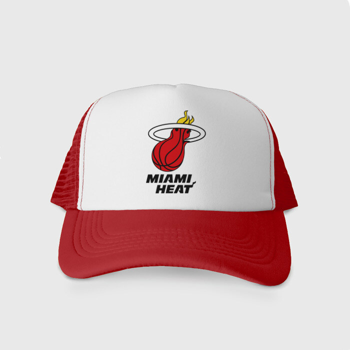 Кепка тракер с сеткой Miami Heat-logo фото
