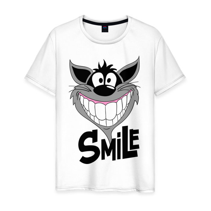 Мужская футболка хлопок Улыбка Smile фото