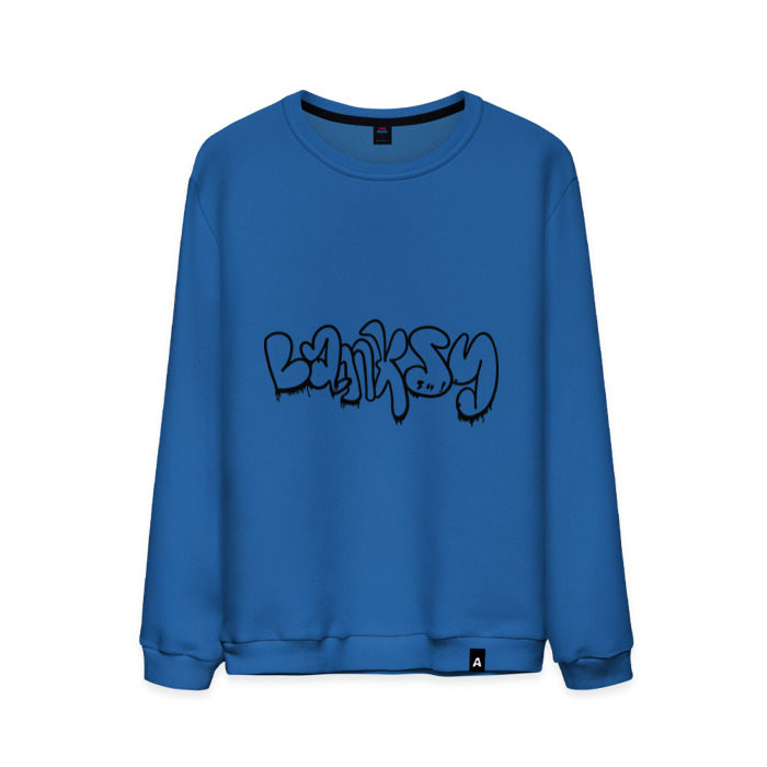 Мужской свитшот хлопок Banksy graffiti фото