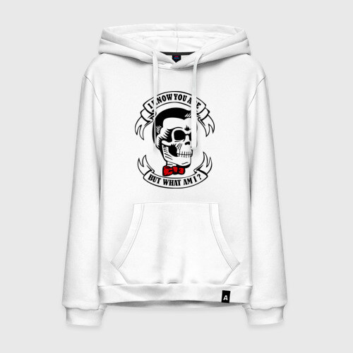 Мужская толстовка хлопок I know you are, but what am i? (Я знаю,кто ты,а кто же я?) фото