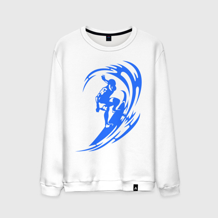 Мужской свитшот хлопок Серфинг (surfing) фото