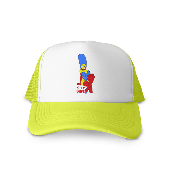 Кепка тракер с сеткой Sexy wife фото