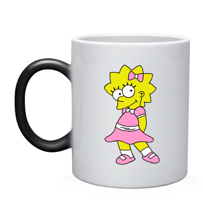 Кружка хамелеон Лиза милашка фото