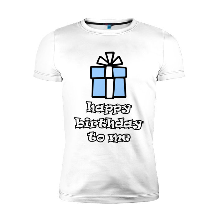 Мужская футболка премиум Happy birthday to me фото