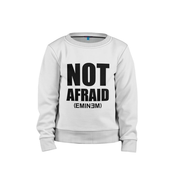 Детский свитшот хлопок Not Afraid фото