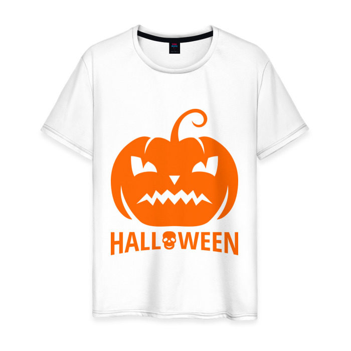 Мужская футболка хлопок Хэллоуин настаёт фото