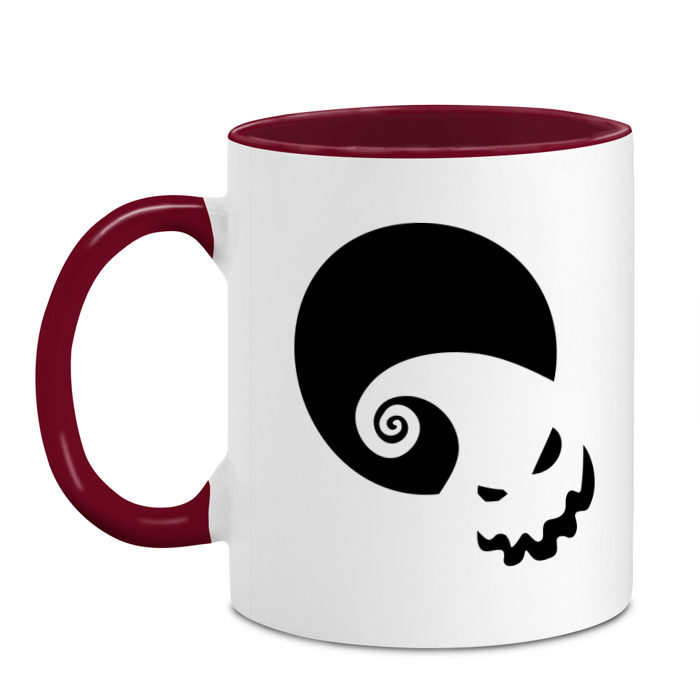 Кружка двухцветная Страж Хэллоуина. фото