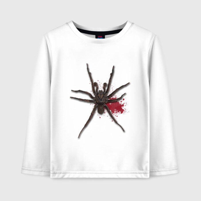 Детский лонгслив хлопок Паук фото