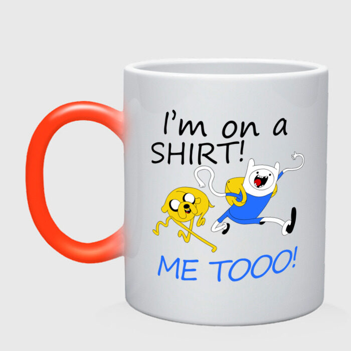 Кружка хамелеон Время приключений фото