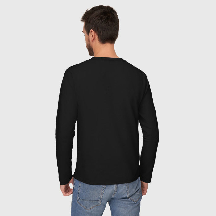 Мужской лонгслив хлопок Свитер с оленями фото