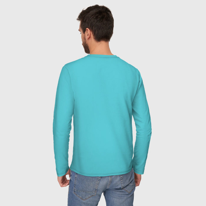 Мужской лонгслив хлопок Свитер с оленями фото