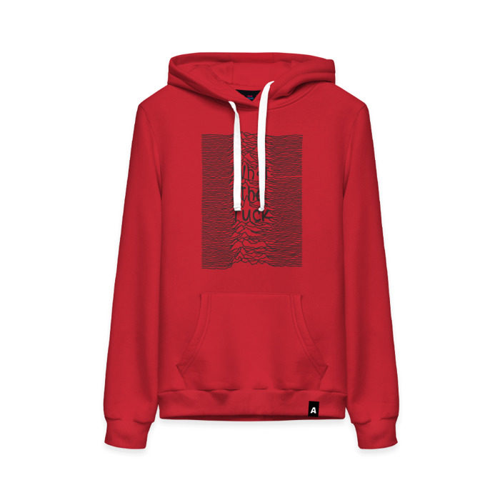 Женская толстовка хлопок What the fuck фото