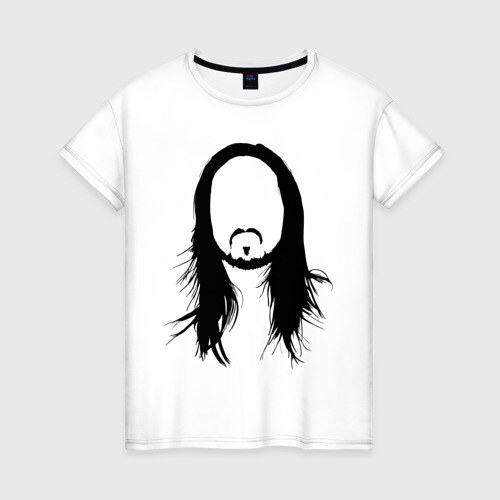 Женская футболка хлопок steve aoki фото