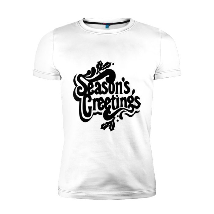 Мужская футболка премиум зимний сезон фото