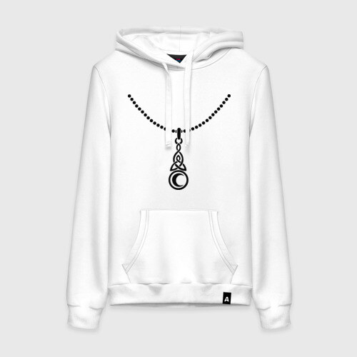 Женская толстовка хлопок Амулет с кельтским узором фото